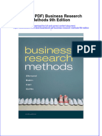 Download eBook PDF Business Research Methods 9th Edition pdf
