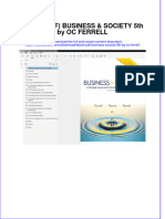 Ebook PDF Business Society 5th by Oc Ferrell PDF