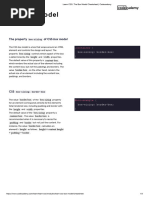 Learn CSS - The Box Model Cheatsheet - Codecademy