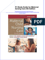 Ebook PDF Study Guide For Maternal Child Nursing Care 6th Edition PDF
