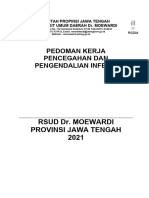 Pedoman Kerja Pencegahan Dan Pengendalian Infeksi 2021