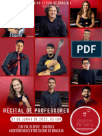 Programa Recital Dos Professores