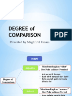 Degree of Comparison