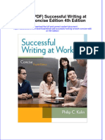 Ebook PDF Successful Writing at Work Concise Edition 4th Edition PDF