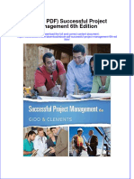 Download eBook PDF Successful Project Management 6th Edition pdf