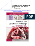 Ebook Ebook PDF Placental and Gestational Pathology Hardback With Online Resource PDF