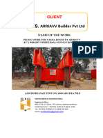 Aarjavv TP Anchor Pile Load Test Report
