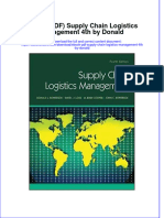 Ebook PDF Supply Chain Logistics Management 4th by Donald PDF