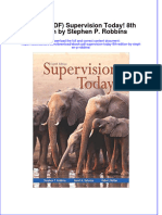 Ebook PDF Supervision Today 8th Edition by Stephen P Robbins PDF