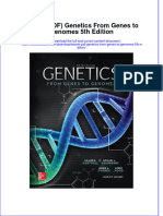 FULL Download Ebook PDF Genetics From Genes To Genomes 5th Edition PDF Ebook