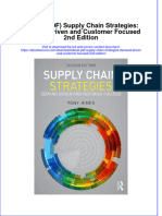 Ebook PDF Supply Chain Strategies Demand Driven and Customer Focused 2nd Edition PDF