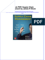 Ebook PDF Supply Chain Management by James R Stock PDF