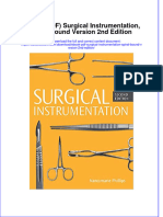 Ebook PDF Surgical Instrumentation Spiral Bound Version 2nd EditioDownload Ebook PDF Surgical Instrumentation Spiral Bound Version 2nd Edition PDF