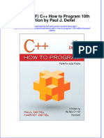 Ebook PDF C How To Program 10th Edition by Paul J Deitel PDF