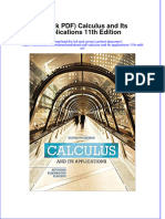 Ebook PDF Calculus and Its Applications 11th Edition PDF