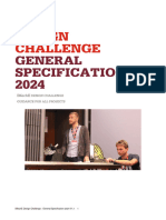 IMechE Design Challenge General Specification 2024 V1.1