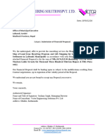 Submisssion of Financial Proposal Letter