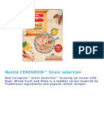 Nestle CEREGROWtm Grain Selection