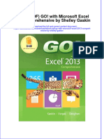FULL Download Ebook PDF Go With Microsoft Excel 2013 Comprehensive by Shelley Gaskin PDF Ebook