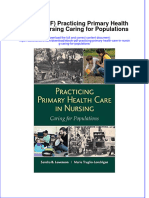 Ebook Ebook PDF Practicing Primary Health Care in Nursing Caring For Populations PDF