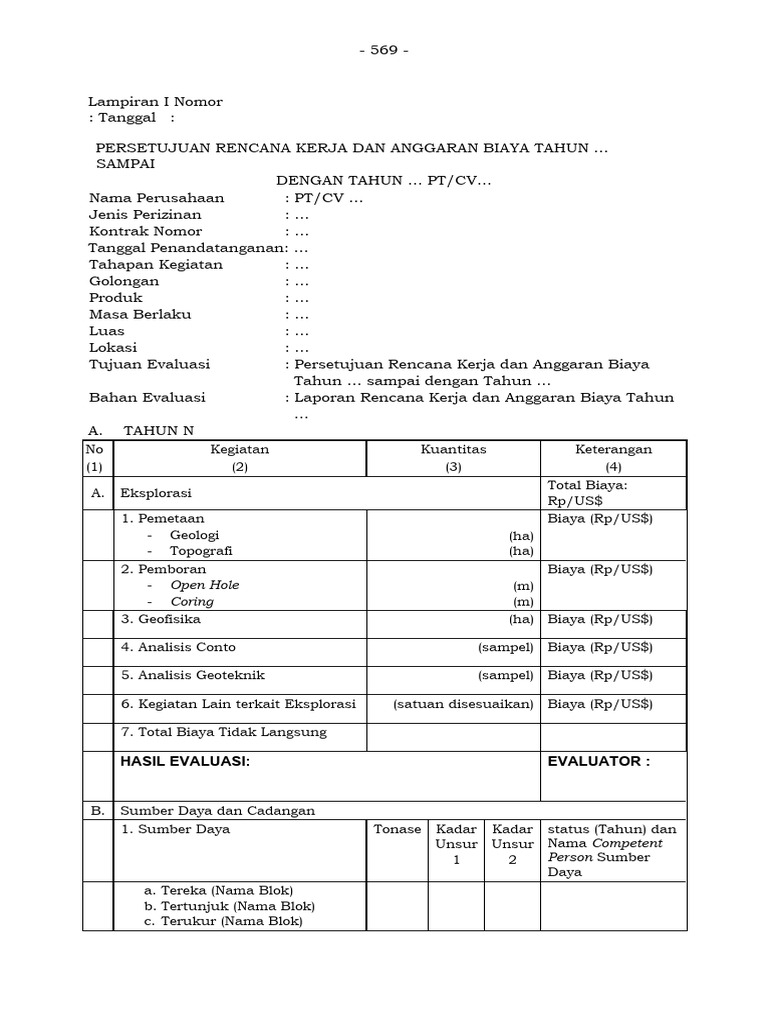 Persetujuan RKAB Pertambangan 2023 | PDF