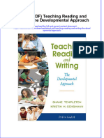 Ebook PDF Teaching Reading and Writing The Developmental Approach PDF