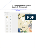 Download eBook PDF Teaching Primary Science Constructively 6th Australia pdf