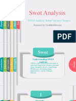 SWOT Analysis of Robotic Vacuum Cleaner