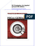 Ebook Ebook PDF Prealgebra An Applied Approach 6th Edition PDF