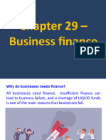 CH 29 - Business Finance - Presentation
