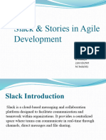 Slack & Stories in Agile Development: Presented By: B.Sandhya 22031D2505 M.Tech (SE)