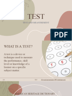 Test by Francing Madali and Aileen Molleno