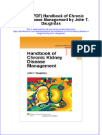 FULL Download Ebook PDF Handbook of Chronic Kidney Disease Management by John T Daugirdas PDF Ebook