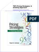 Ebook Ebook PDF Pricing Strategies A Marketing Approach PDF