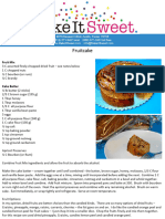 Fruitcake Recipe