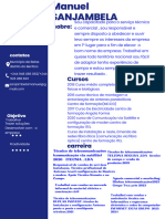 Cópia de CV Curriculum Vitae Currículo Minimalista Emprego Linkedin Procuro Emprego Desenvolvedora Tecnologia Roxo Feminino Mulher