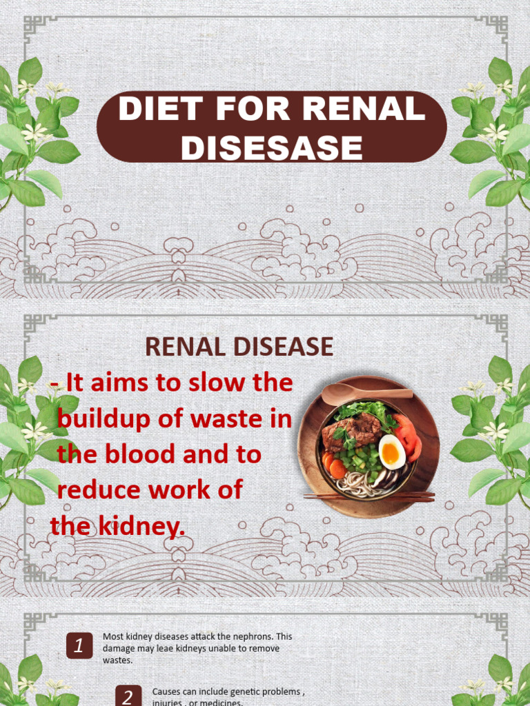 Best Diet For Renal Disease
