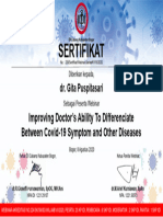 Certificate Dr. Gita Puspitasari
