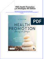 FULL Download Ebook PDF Health Promotion Planning Strategies 4th Edition PDF Ebook