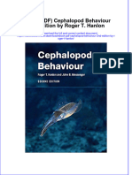 Ebook PDF Cephalopod Behaviour 2nd Edition by Roger T Hanlon PDF