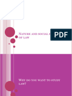 MKU Legal Systems - Nature - Social Functions of Law