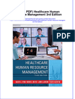 FULL Download Ebook PDF Healthcare Human Resource Management 3rd Edition PDF Ebook