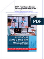 FULL Download Ebook PDF Healthcare Human Resource Management 3rd Edition 2 PDF Ebook