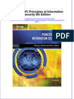 Ebook Ebook PDF Principles of Information Security 5th Edition PDF