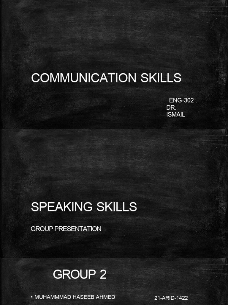 Enhancing Speaking Skills for Communication | PDF | Speech | Communication