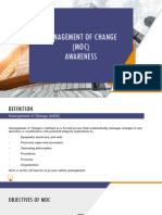 Management of Change (MOC) Awareness