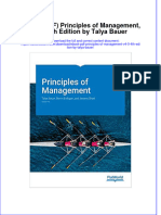 Ebook Ebook PDF Principles of Management v4 0 4th Edition by Talya Bauer PDF