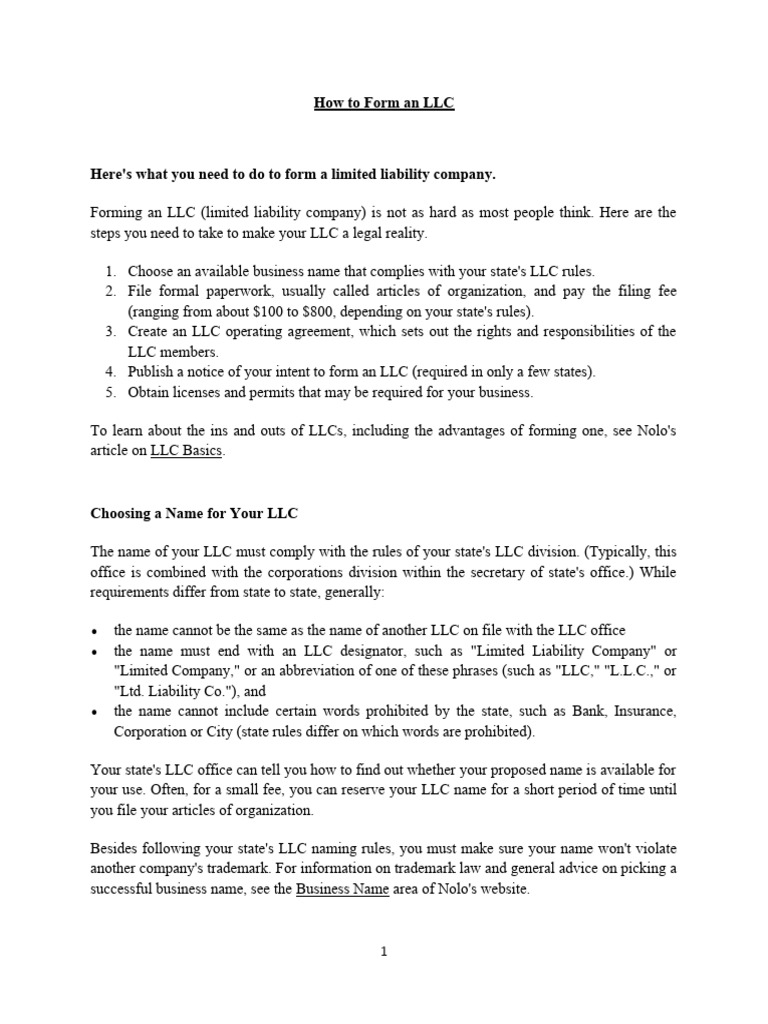 Additional Materials and Readings | PDF | Limited Liability Company ...