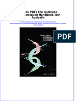 Download eBook PDF the Business Communication Handbook 10th Australia pdf