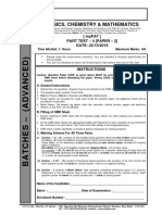 Mypat Part Test-4 Paper-2 PCM 22-10-2019